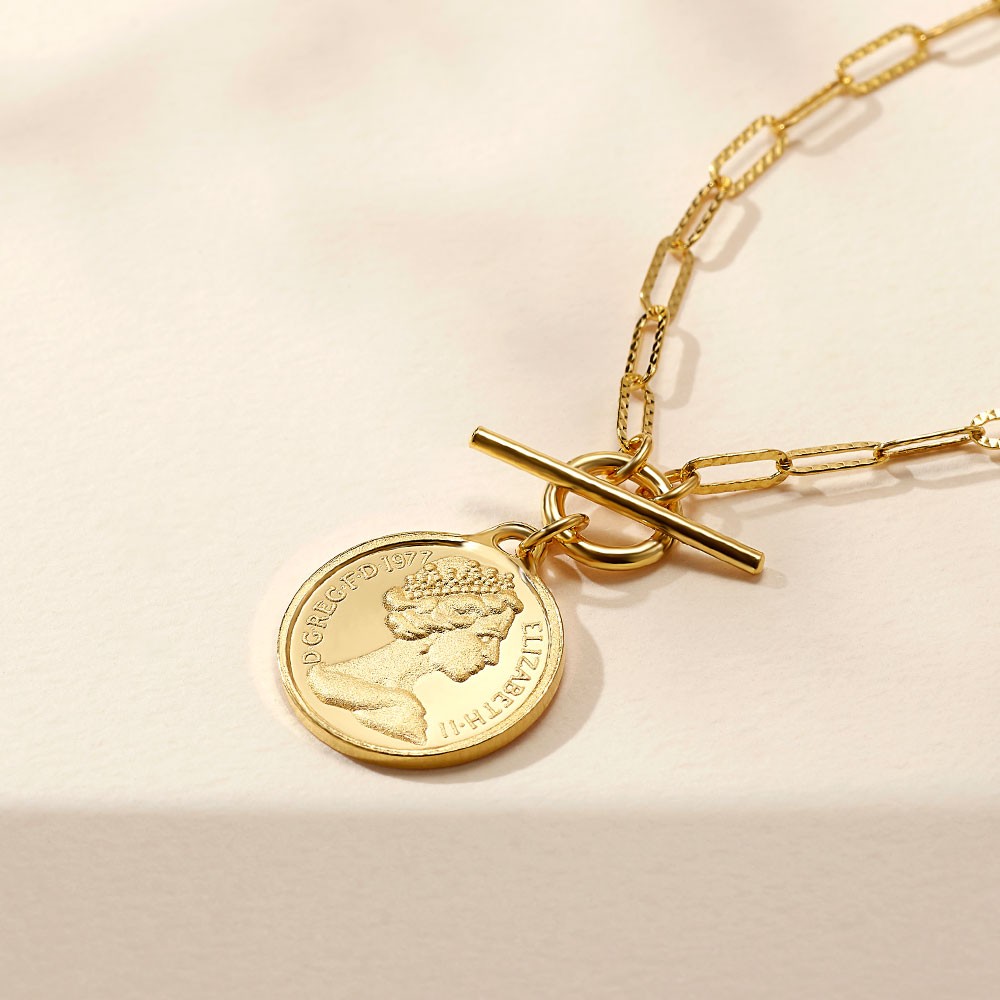 퀸 코인 글리터 체인 목걸이 요약정보 및 구매