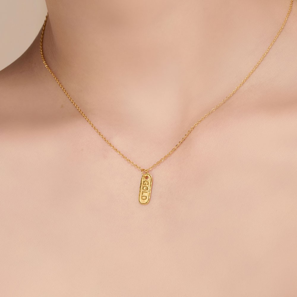 오벌 골드 펜던트 목걸이 요약정보 및 구매