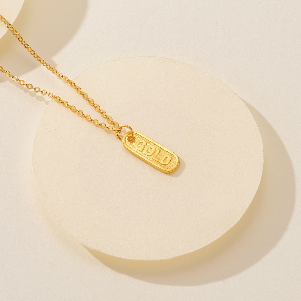 오벌 골드 펜던트 목걸이 요약정보 및 구매