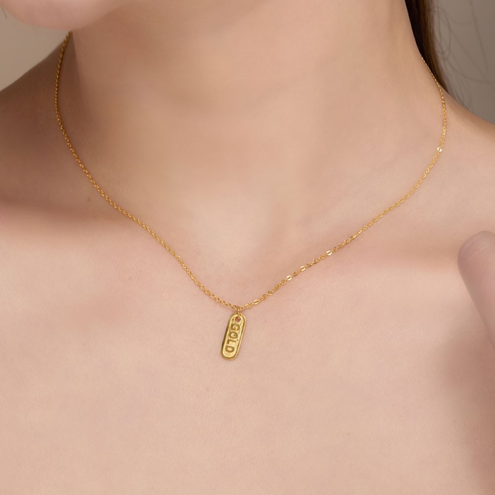 오벌 골드 펜던트 목걸이 요약정보 및 구매