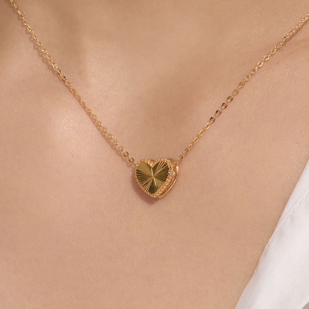 빗살 하트 목걸이 요약정보 및 구매