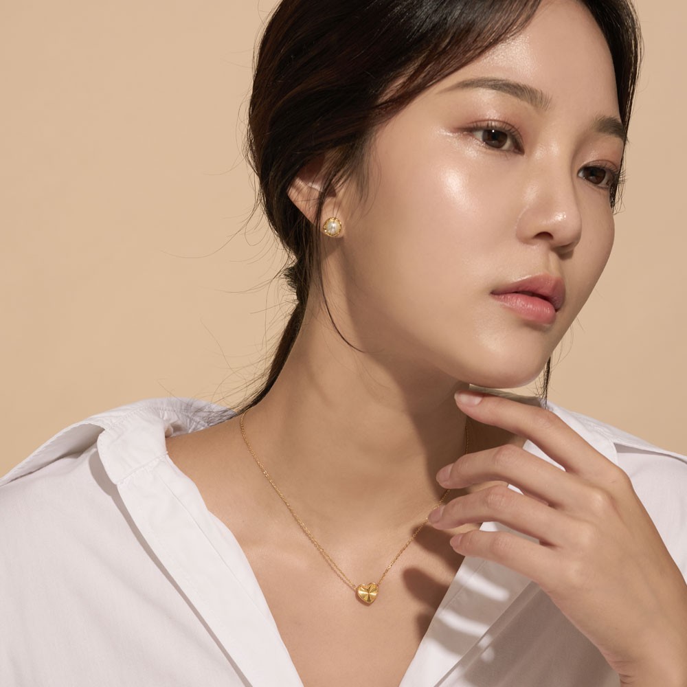 빗살 하트 목걸이 요약정보 및 구매