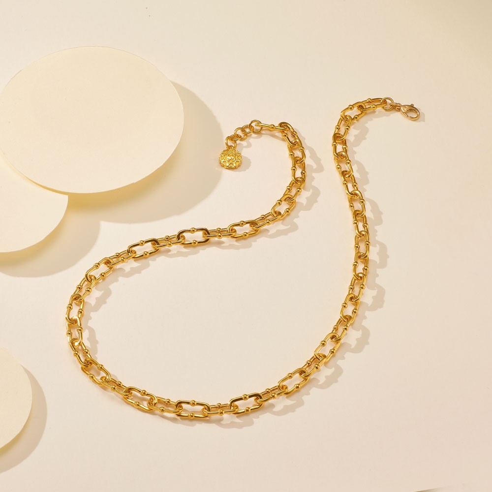 더블 볼 링크 체인 목걸이 요약정보 및 구매