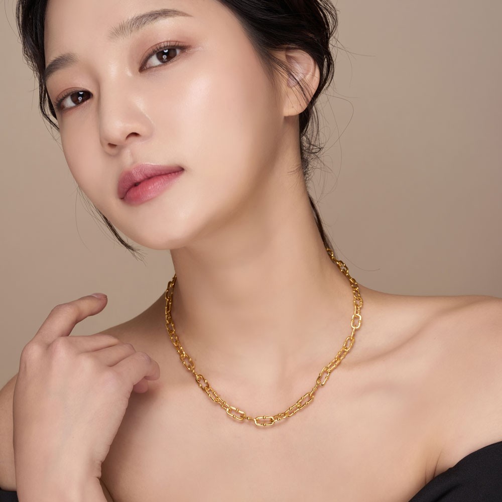 더블 볼 링크 체인 목걸이 요약정보 및 구매