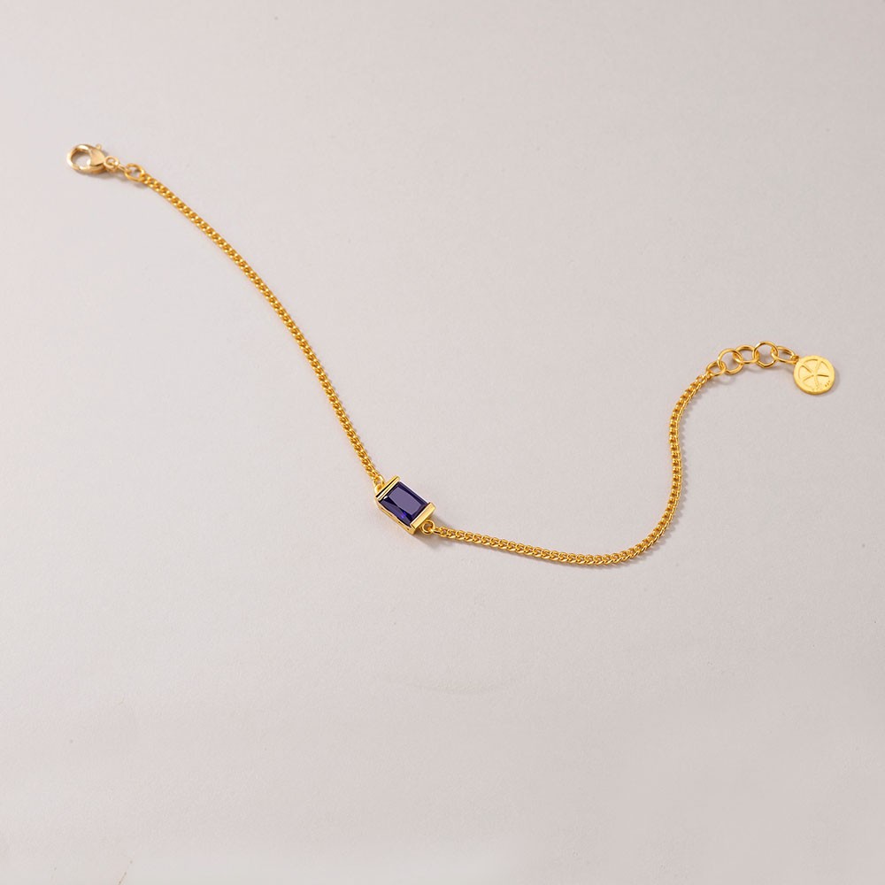 딥블루 스톤 스퀘어 팔찌 요약정보 및 구매