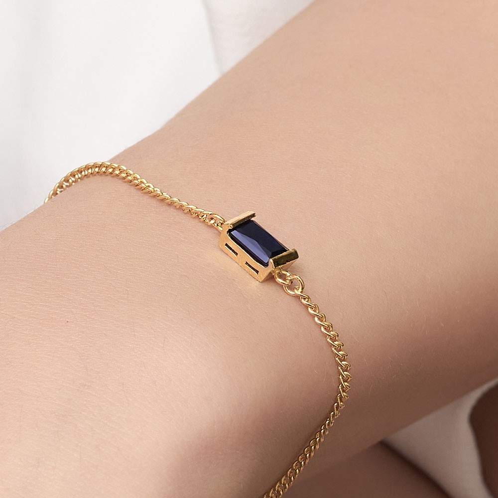 딥블루 스톤 스퀘어 팔찌 요약정보 및 구매