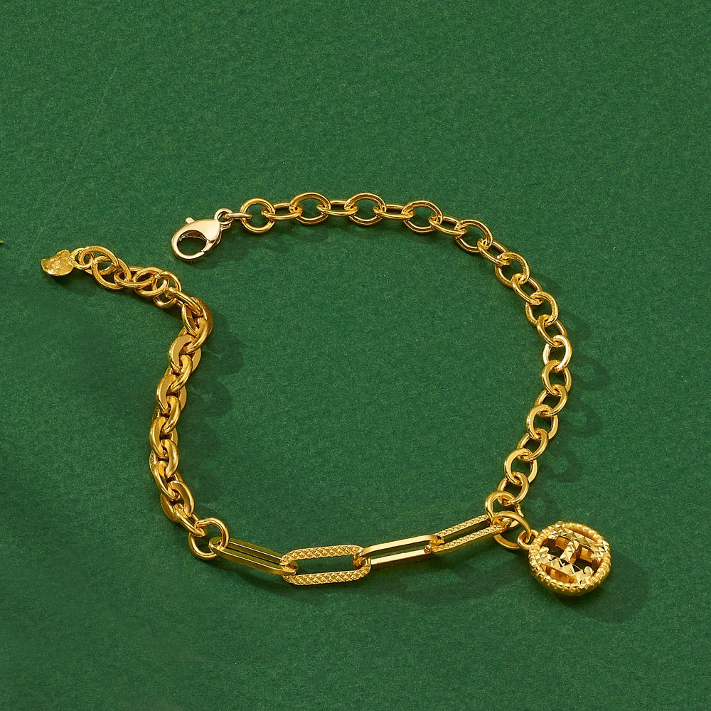 언발 체인 컷팅 H 펜던트 팔찌 요약정보 및 구매