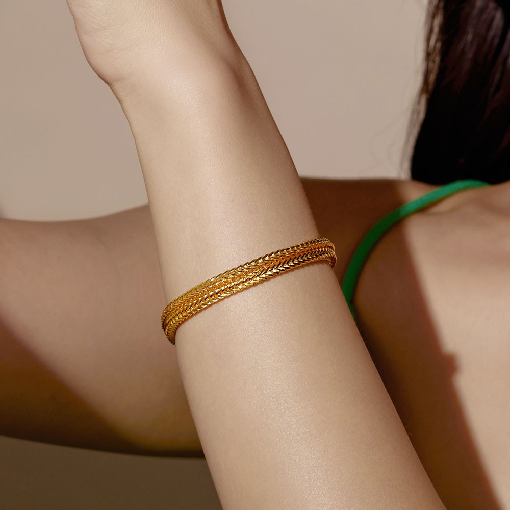 두줄 프랑코 체인 팔찌 요약정보 및 구매