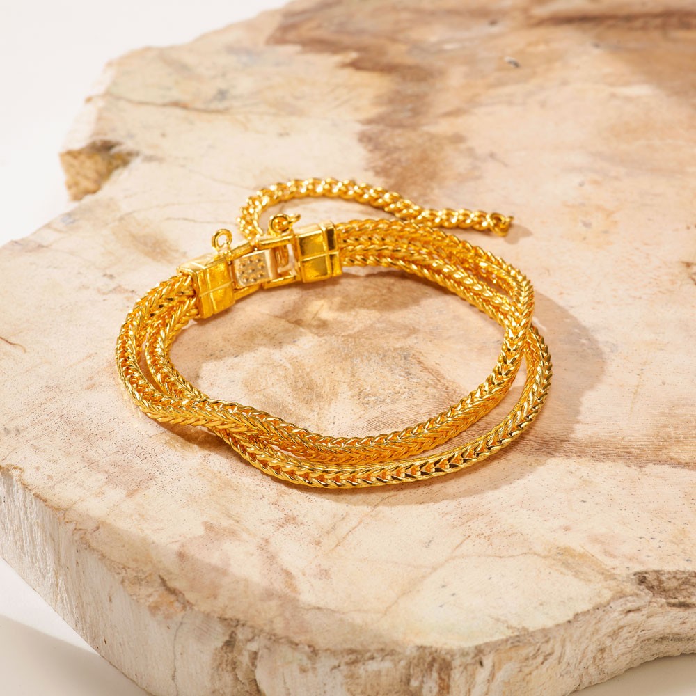 두줄 프랑코 체인 팔찌 요약정보 및 구매