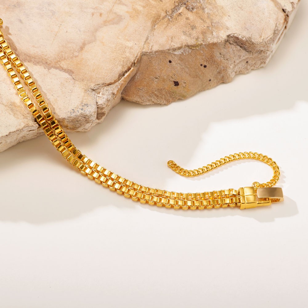 더블 박스 체인 팔찌 요약정보 및 구매