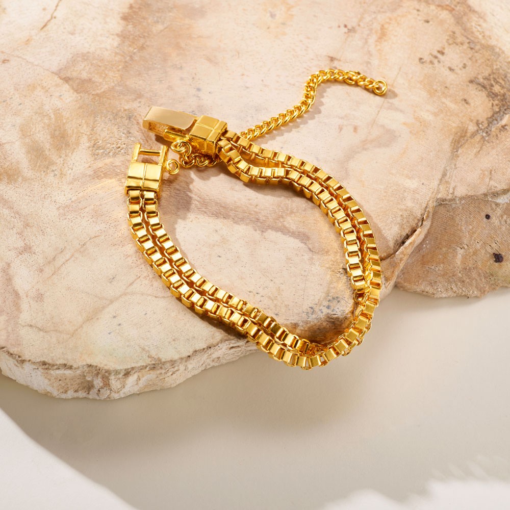 더블 박스 체인 팔찌 요약정보 및 구매