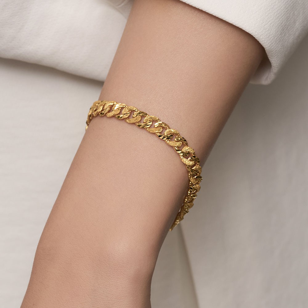 라운드 패턴 체인 팔찌 요약정보 및 구매