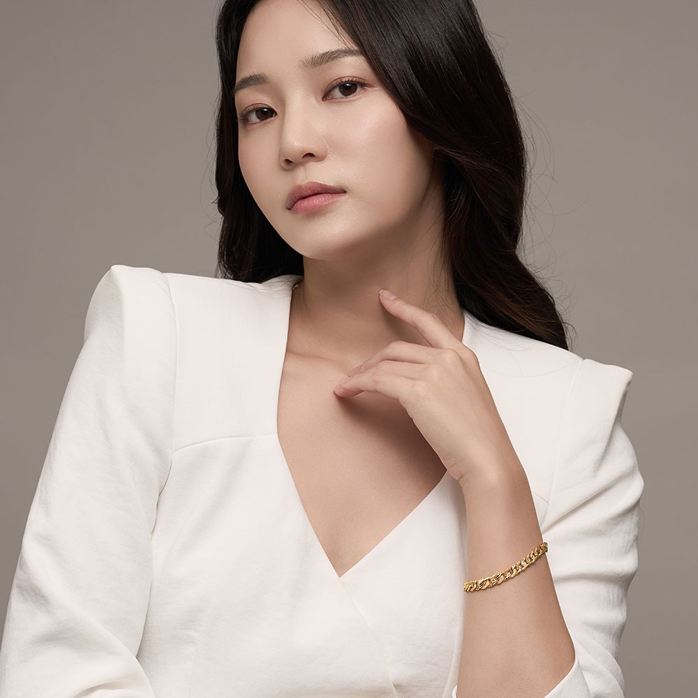 라운드 패턴 체인 팔찌 요약정보 및 구매