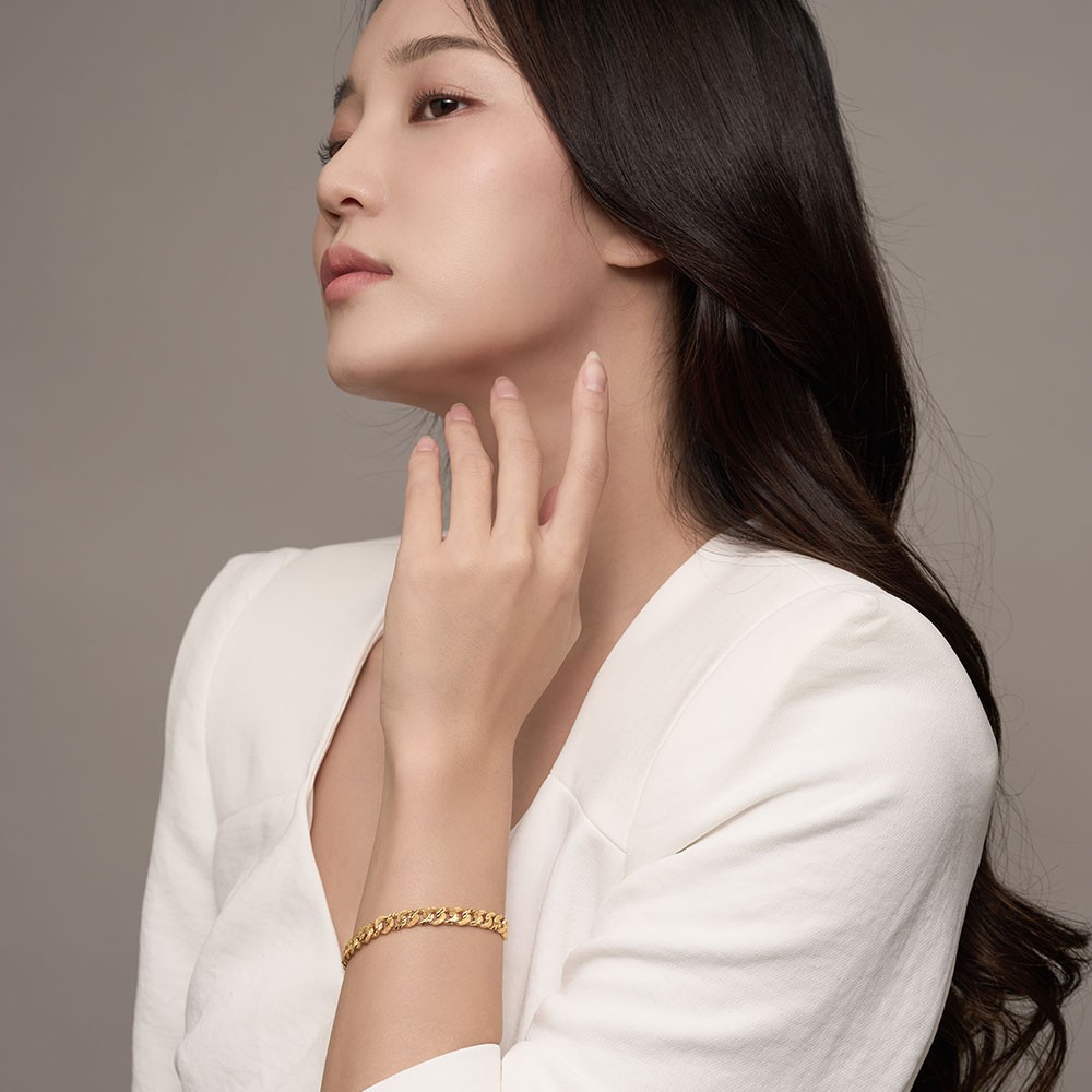 라운드 패턴 체인 팔찌 요약정보 및 구매