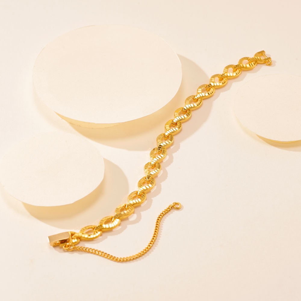 다이아몬드 컷팅 링크 커브 팔찌 요약정보 및 구매