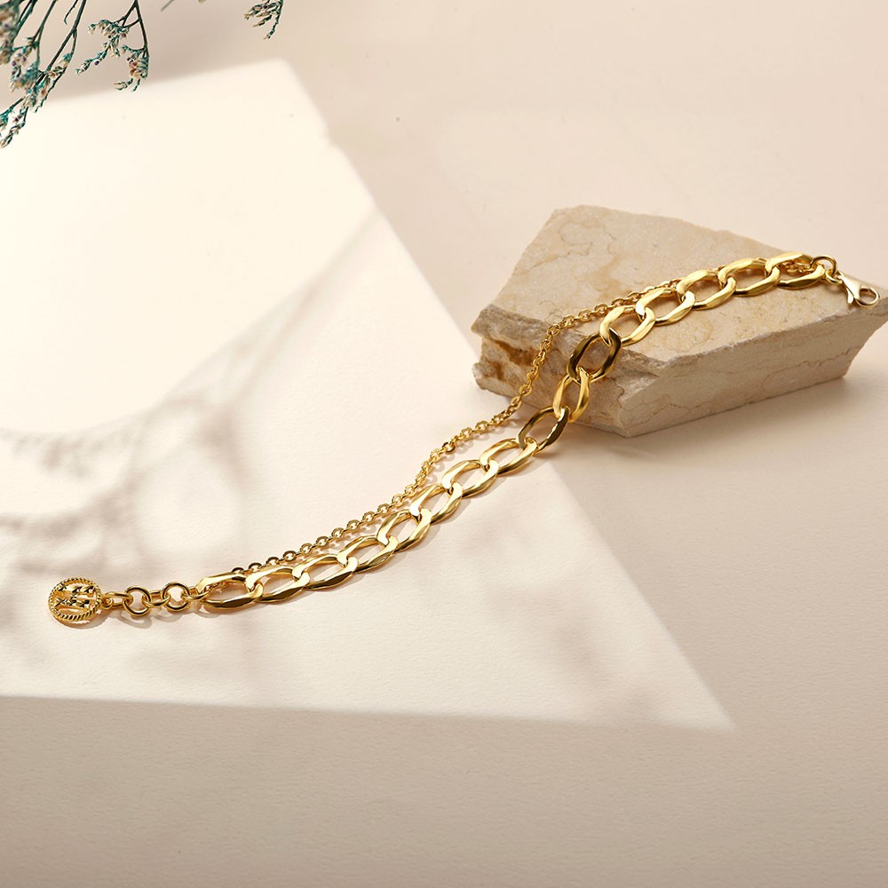 H 코인 두줄 체인 팔찌 요약정보 및 구매