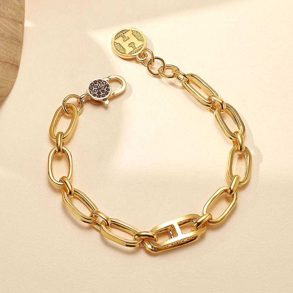 H 코인 할로우 클립 팔찌 요약정보 및 구매