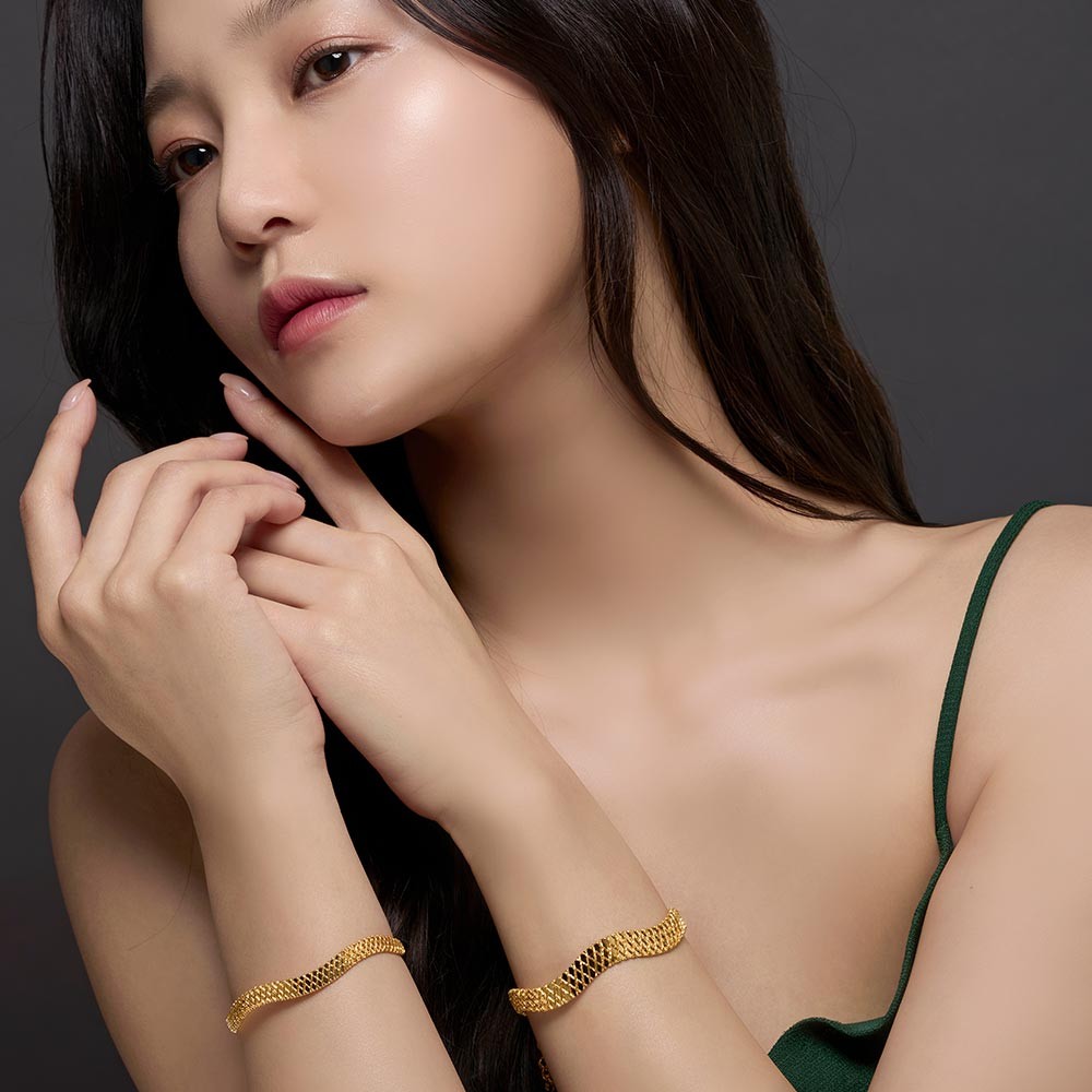 X 밴드 웨이브 뱅글 팔찌 요약정보 및 구매