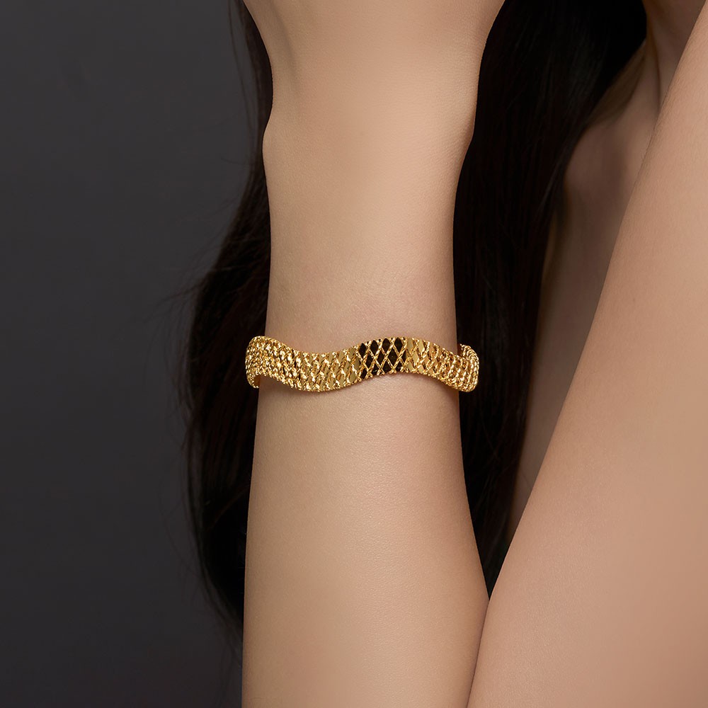 X 밴드 웨이브 뱅글 팔찌 요약정보 및 구매