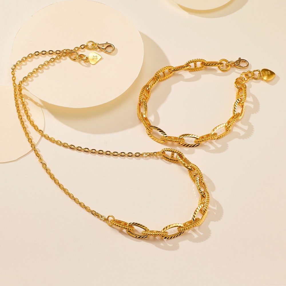 꼬임 커팅 콤비 체인 팔찌 요약정보 및 구매